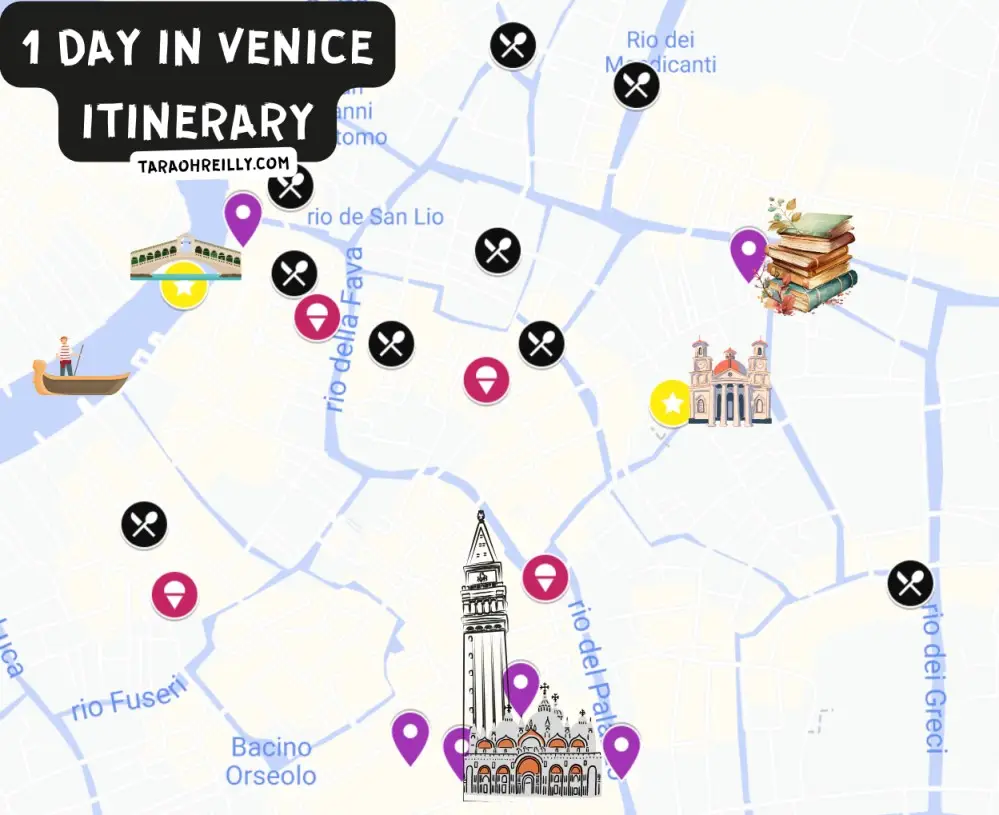 one day Venice itinerary