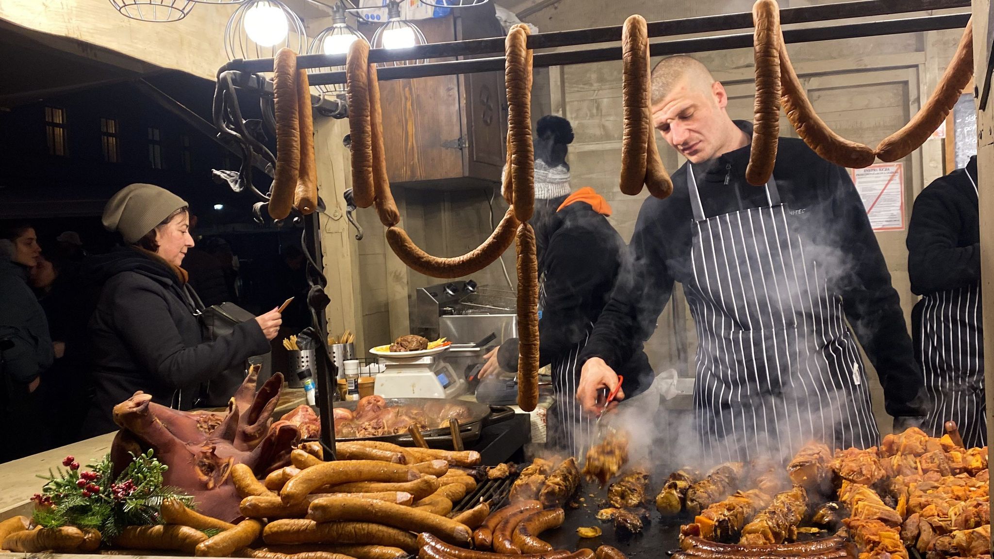 Food at Krakow Christmas Market