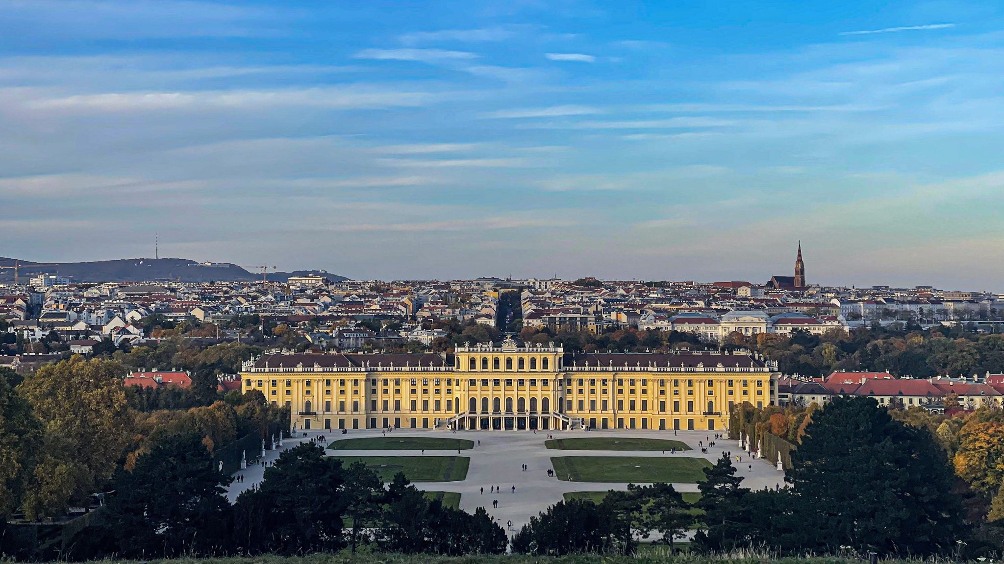 Schönbrunn Palace Park in Vienna