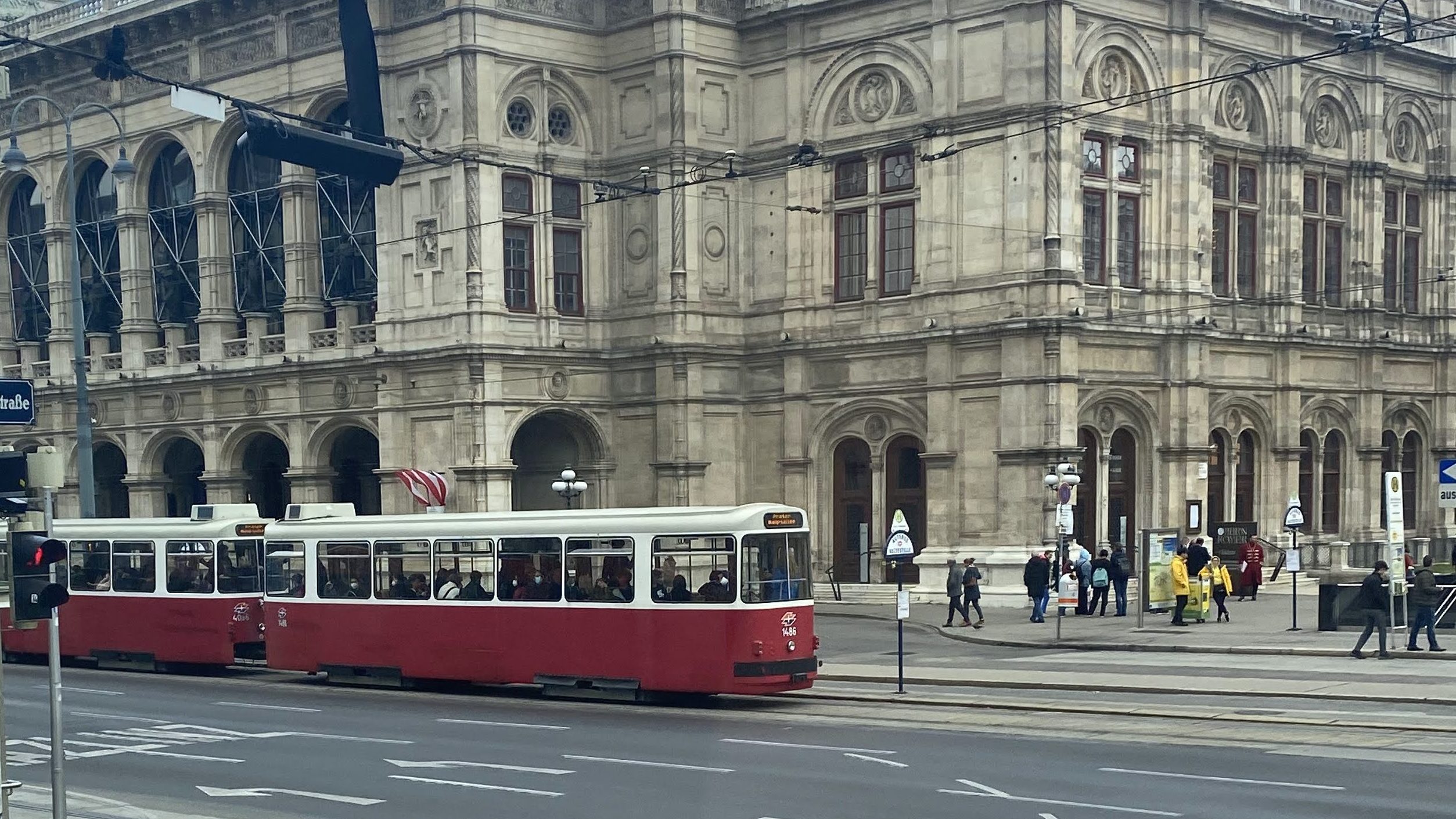 tram in Vienna