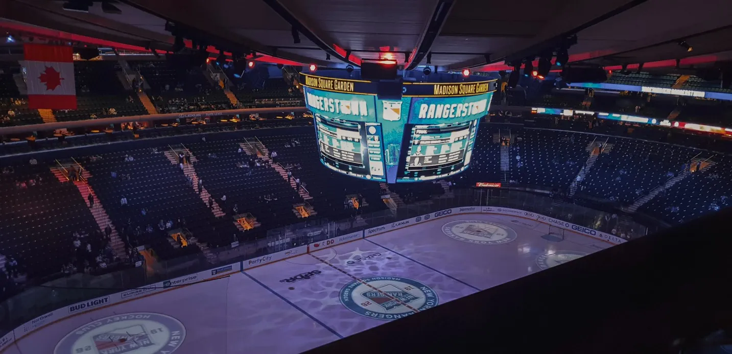 madison square garden new york rangers