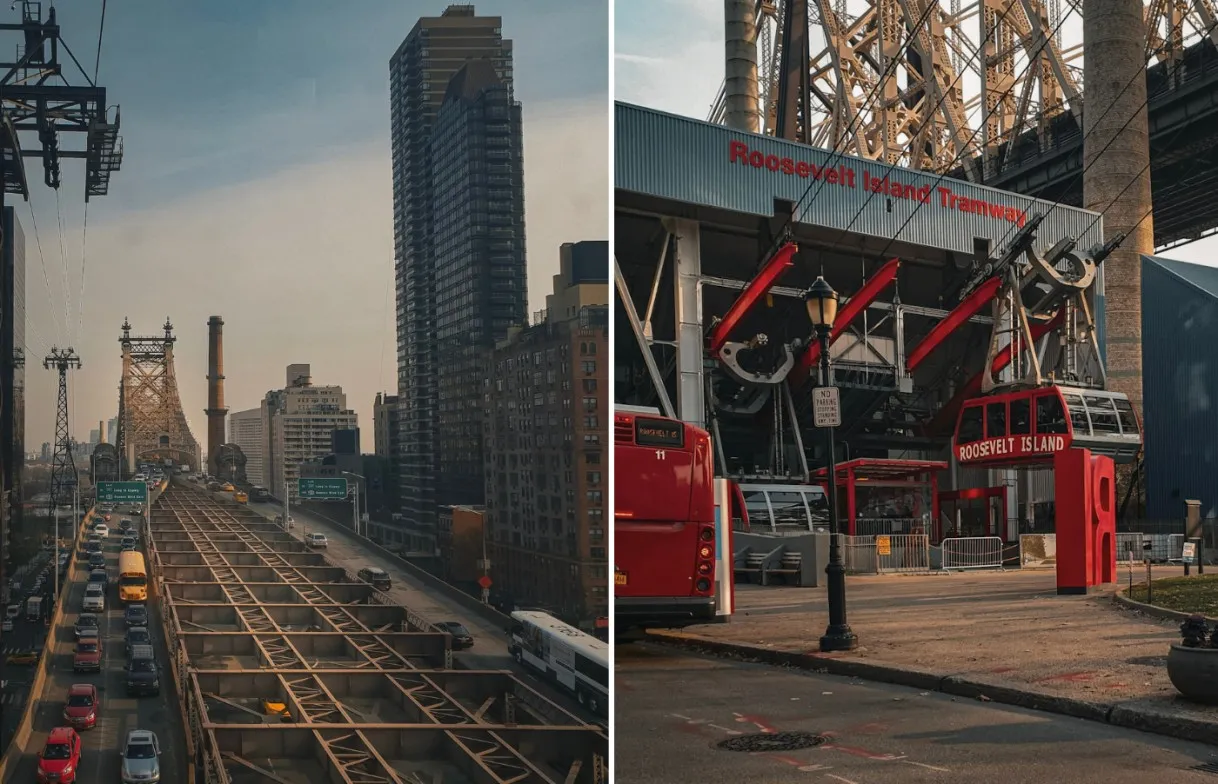 fun things to do in NYC - Roosevelt cable car
