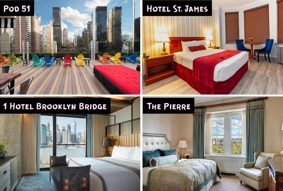 best hotels to stay in new york as a first timer