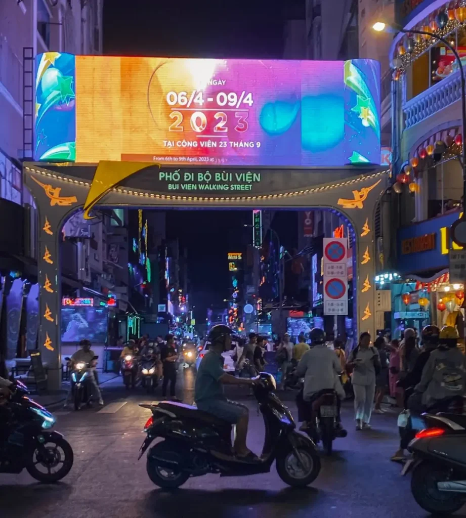 Bui Vien Street thing to do at night in ho chi minh city