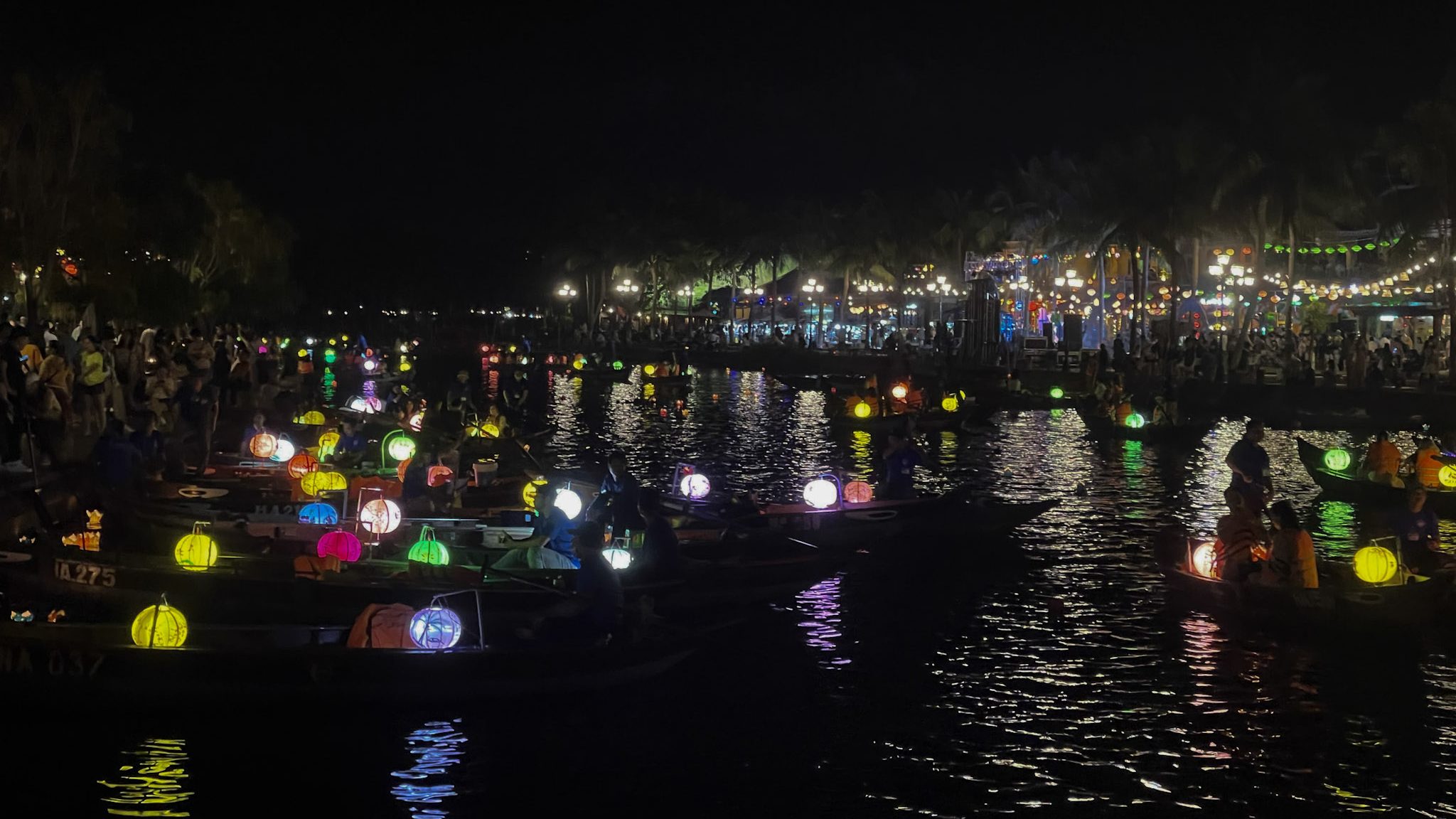 Lanterns in Hoi An at night
