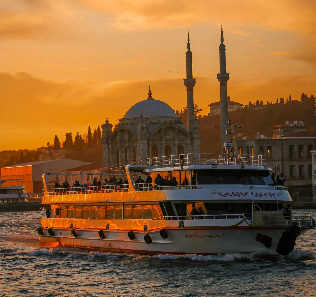 sunset in istanbul