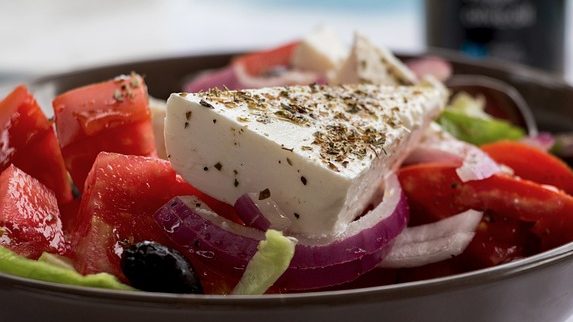 Greek Salad - gluten free in Greece