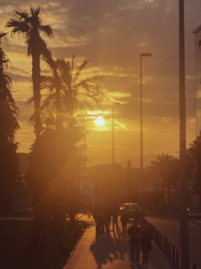 La Barceloneta sunset