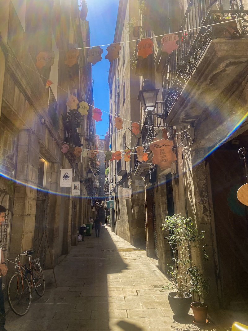 Gothic Quarter in Barcelona