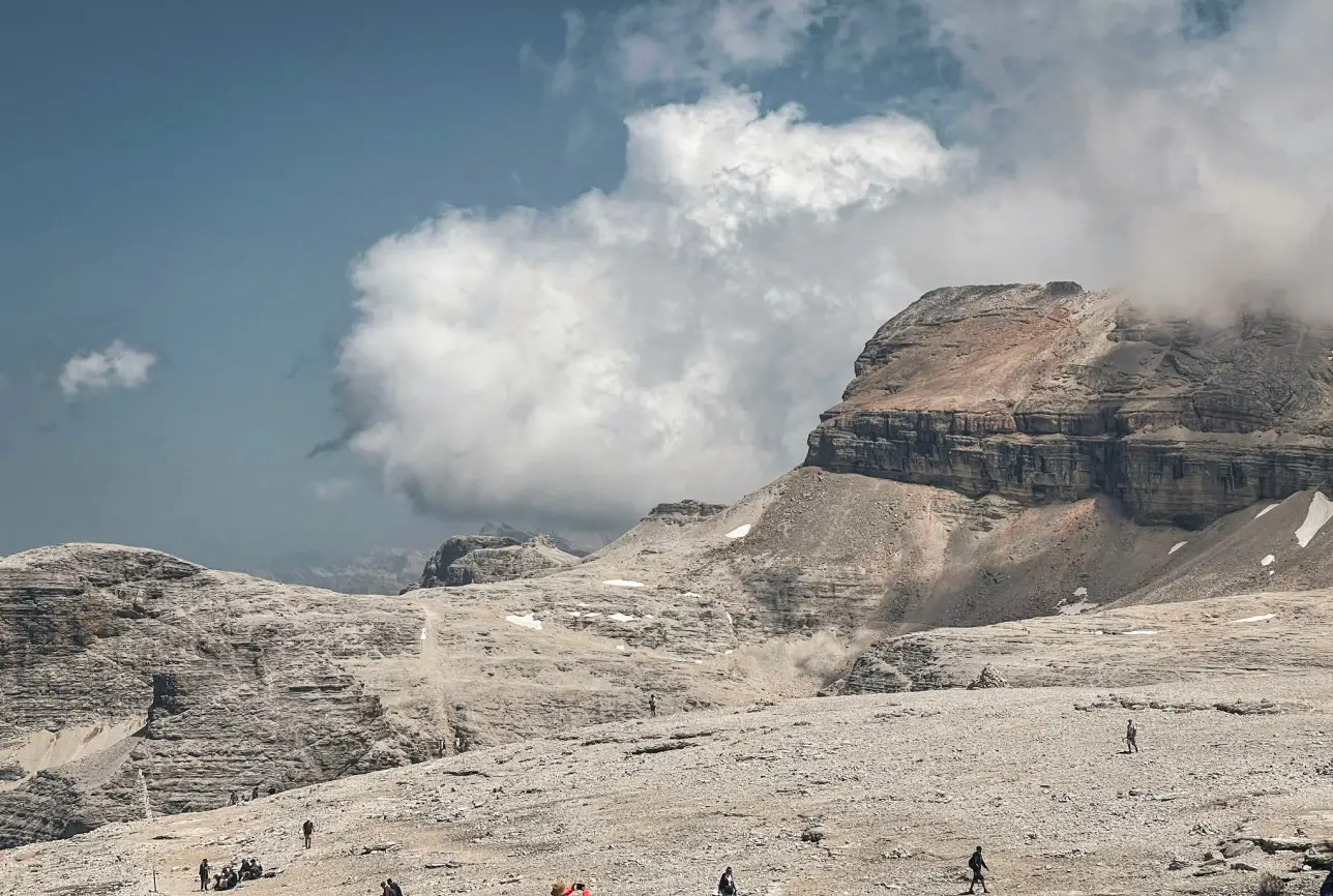 view from dolomites