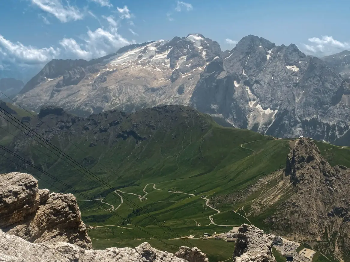 lake garda to dolomites day trip pordoi pass