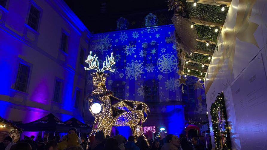 Christmas at the palace in Sibiu