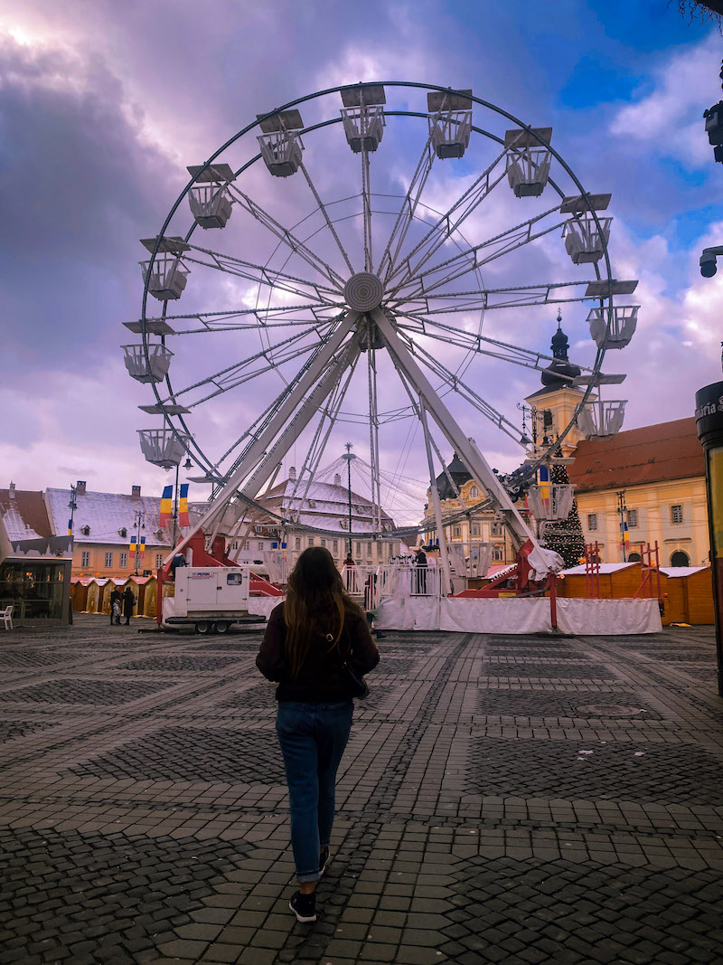 ferris wheel in Sibiu