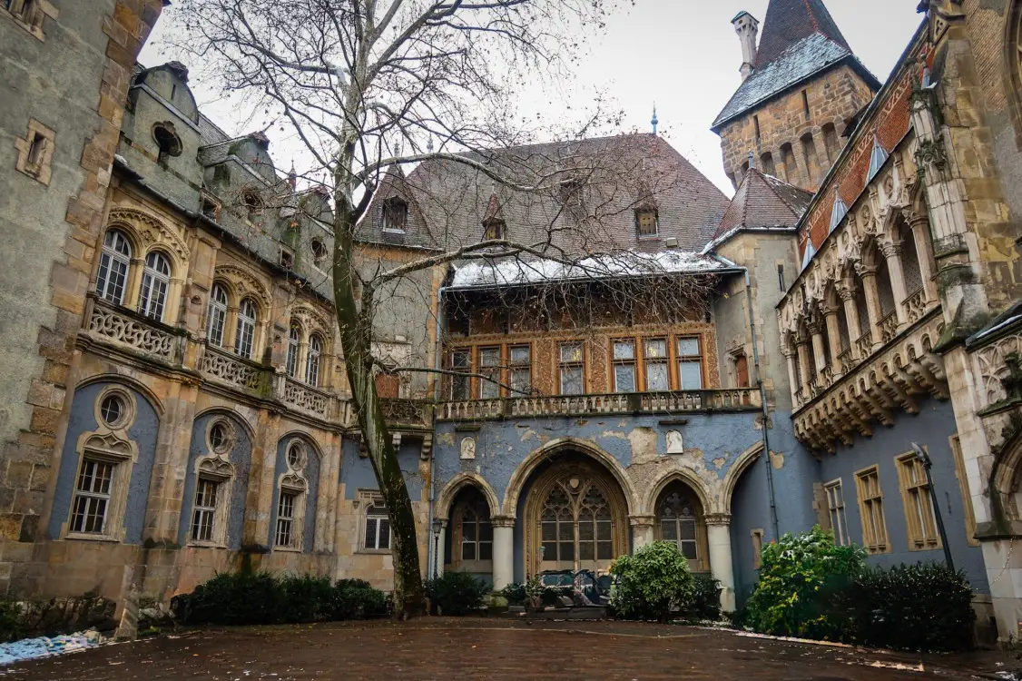 Vajdahunyad Castle in Budapest city park