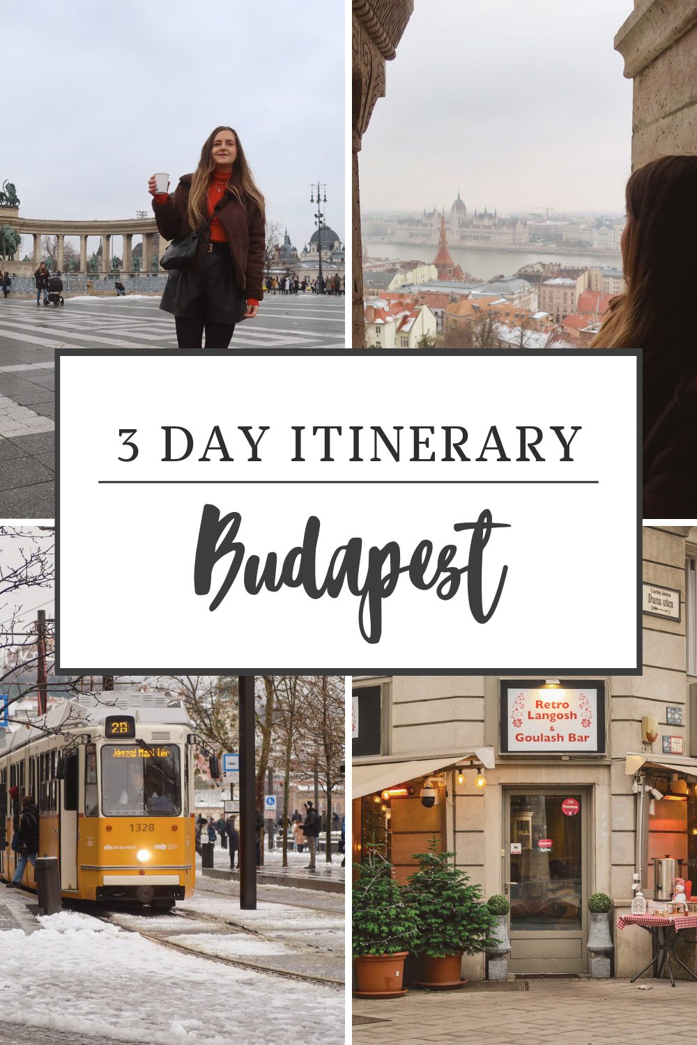 Pinterest pin of 3 day Budapest itinerary