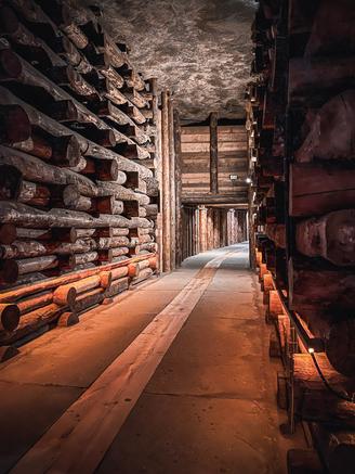 tunnels Wieliczka Salt Mines