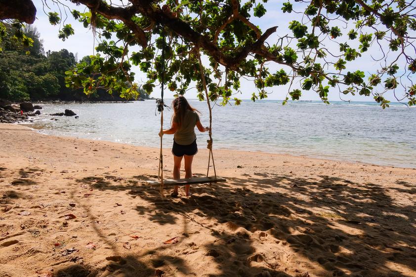 beach swing in Thailand - Tara O'Reilly