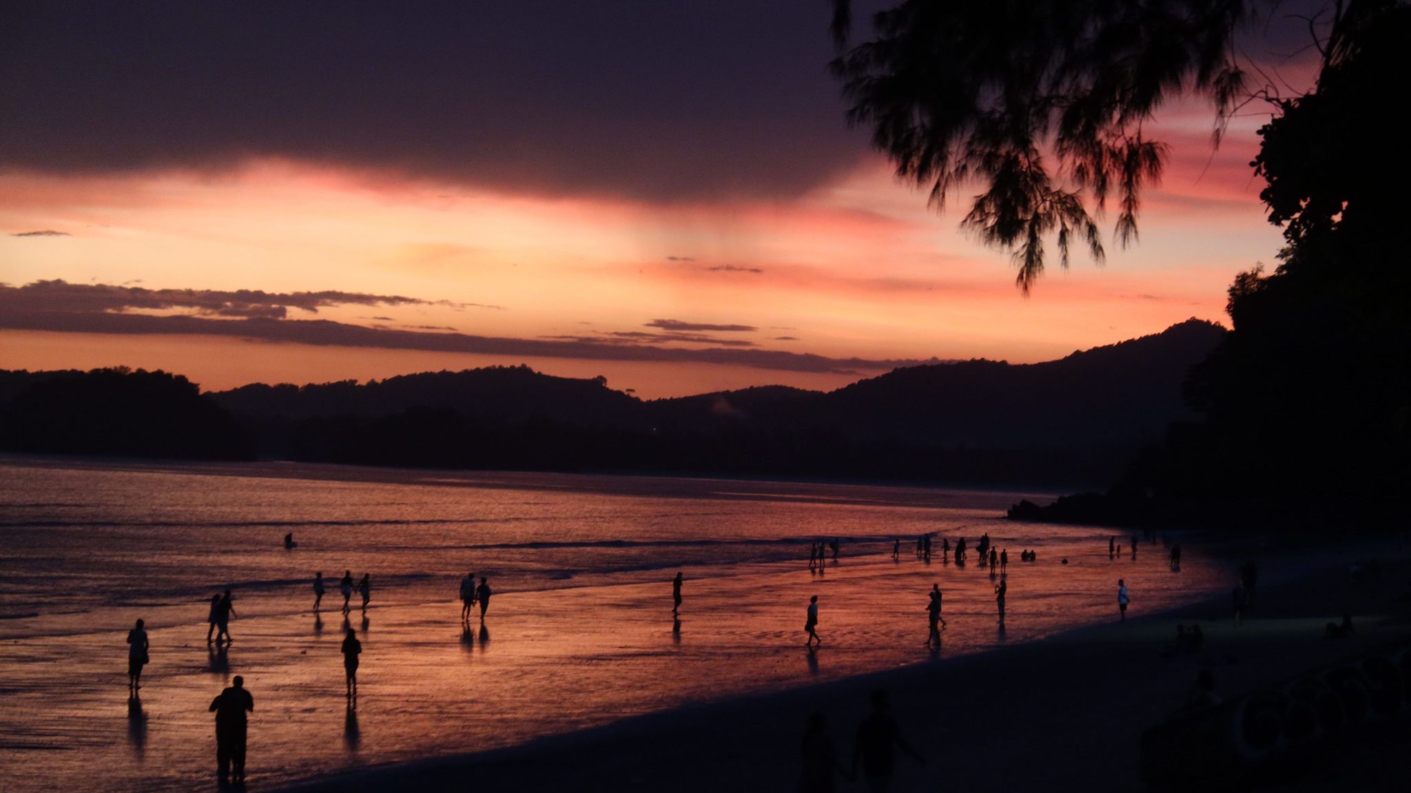 sunset on Aonang beach - best things to do in Aonang