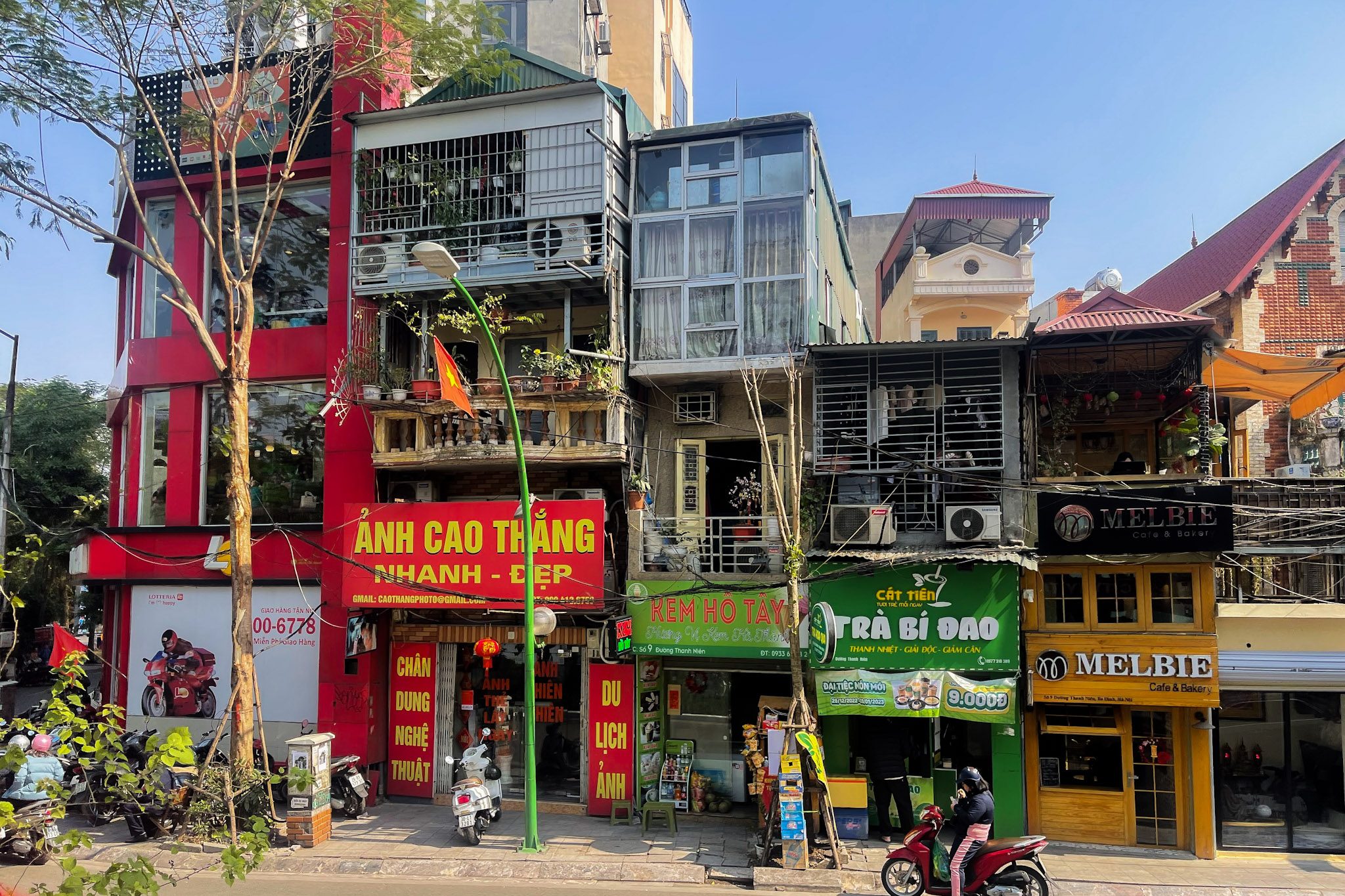 classic street in Hanoi, Vietnam
