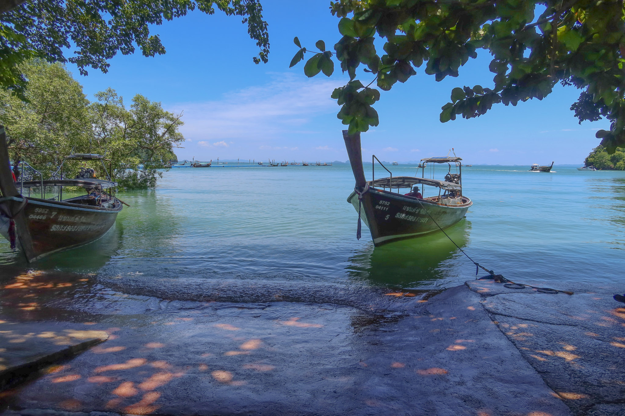 longtail boat in thailand - island hopping