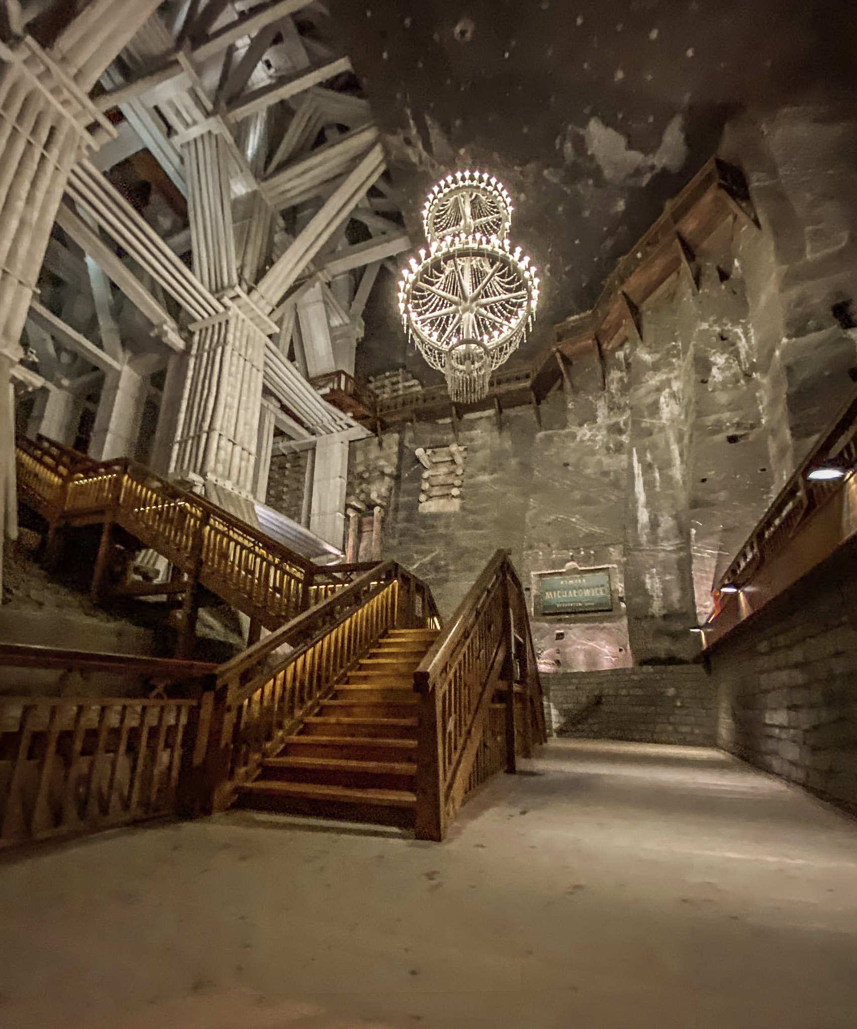 inside Wieliczka Salt Mines