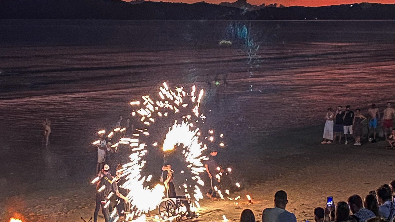 aonang beach fire show - best things to do in Aonang
