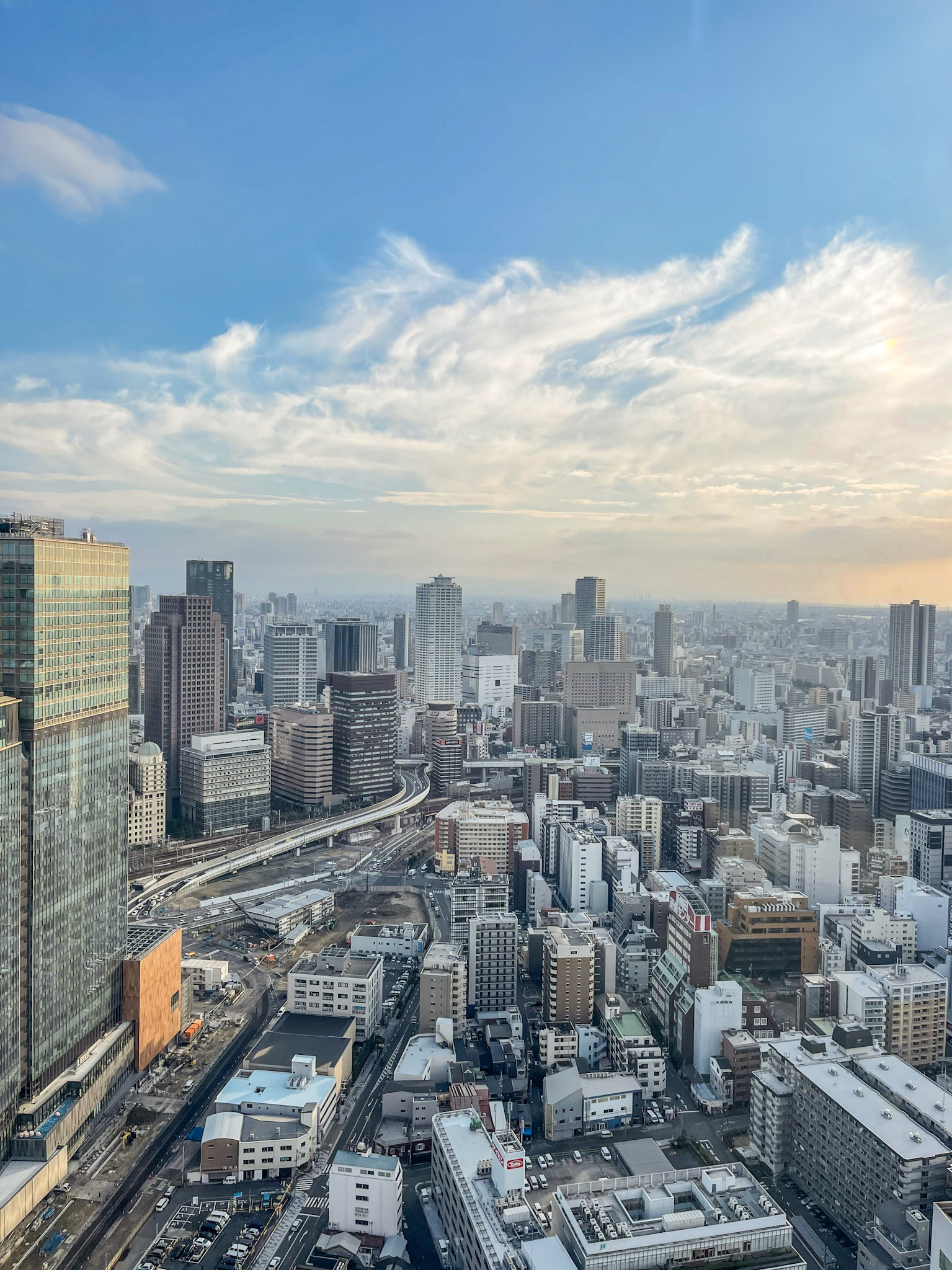 view from Umeda sky building