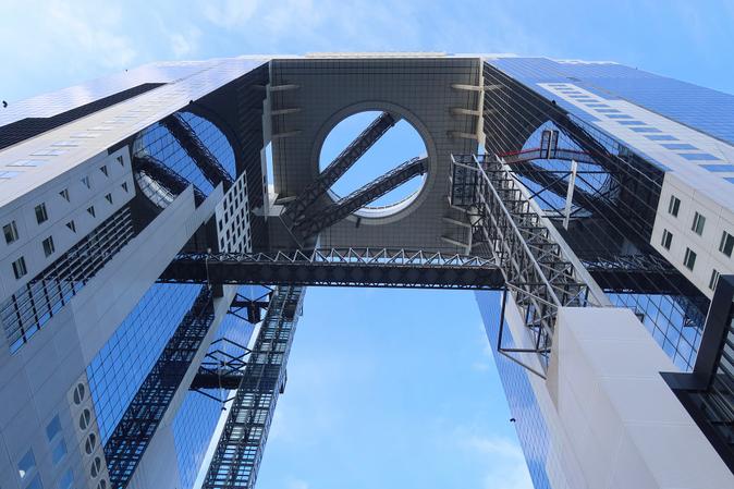 Umeda sky building is one of the best things to do in Osaka