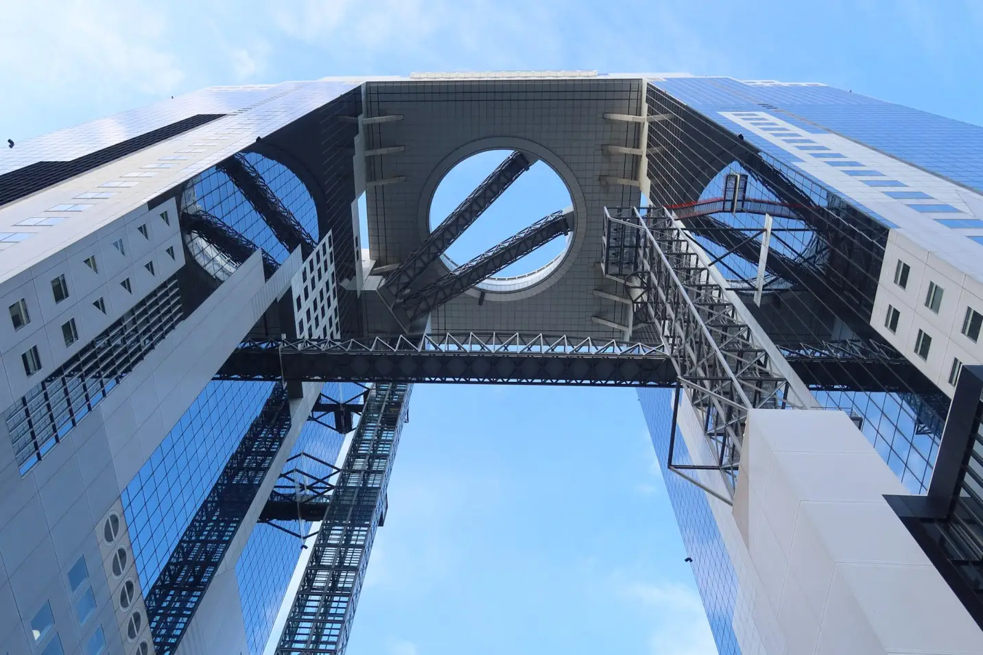 umeda sky building is a fun thing to do for families in OSAKA