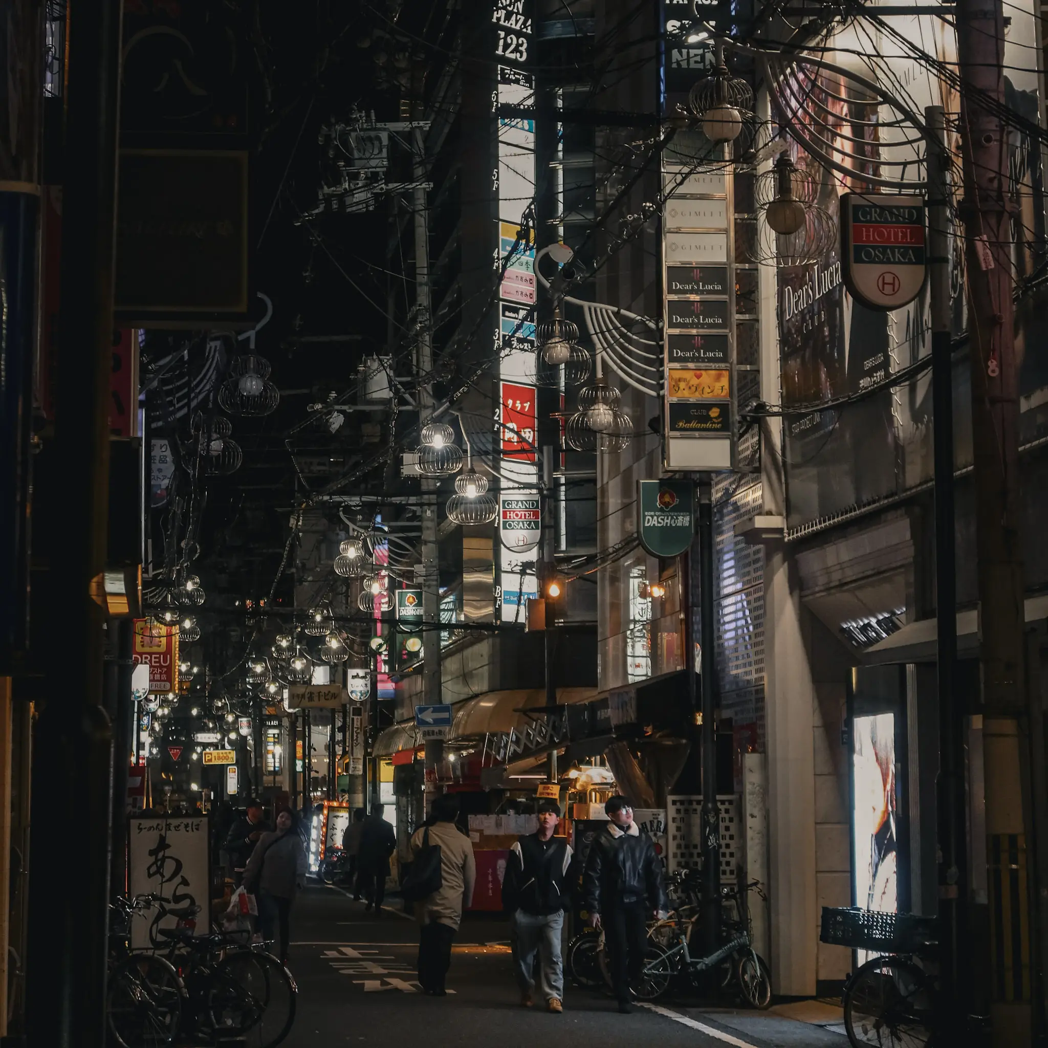 osaka at night