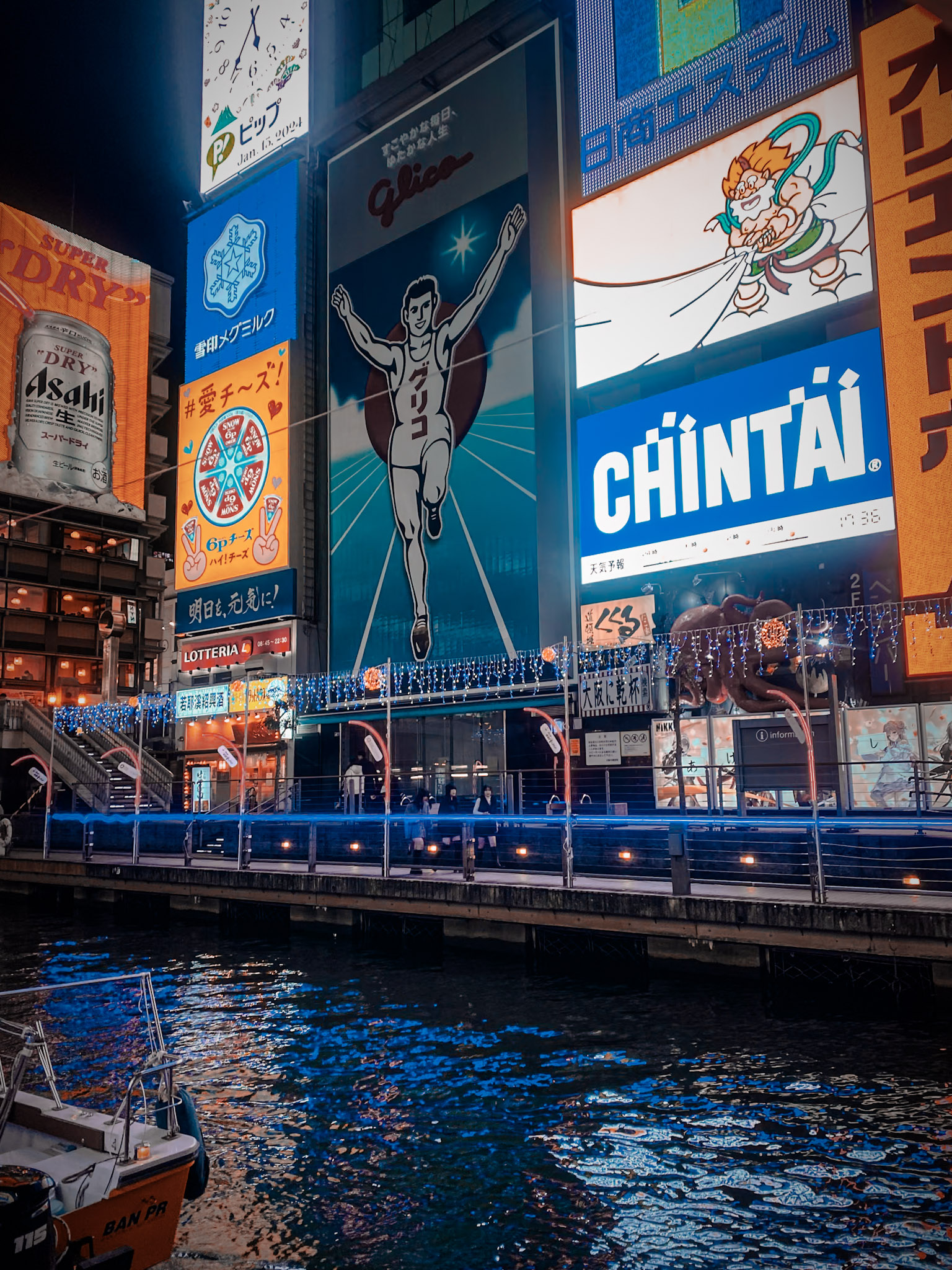 glico man in Dotonbori - best things to do in Osaka