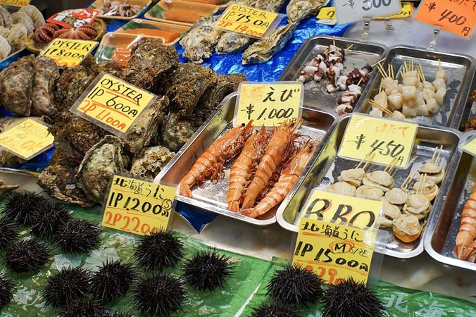 Kuromon Ichiba Market | best things to do in Osaka