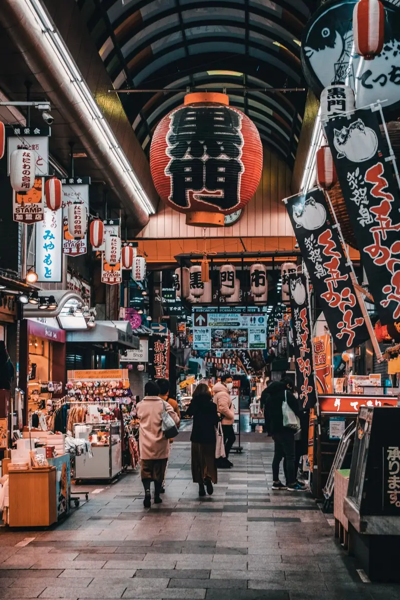 Kuromon Ichiba Market should be on your Osaka Itinerary