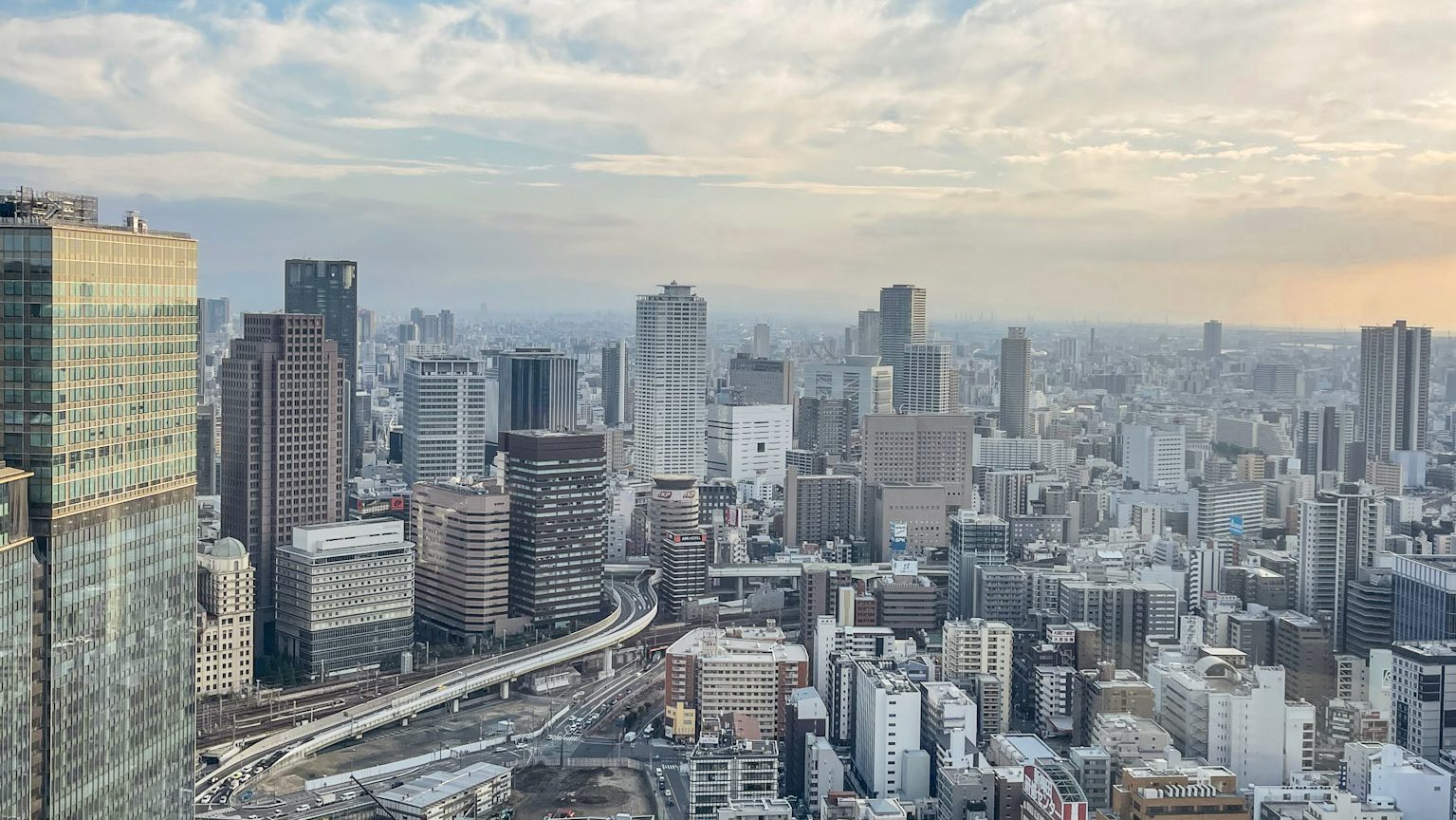 view from Umeda sky building