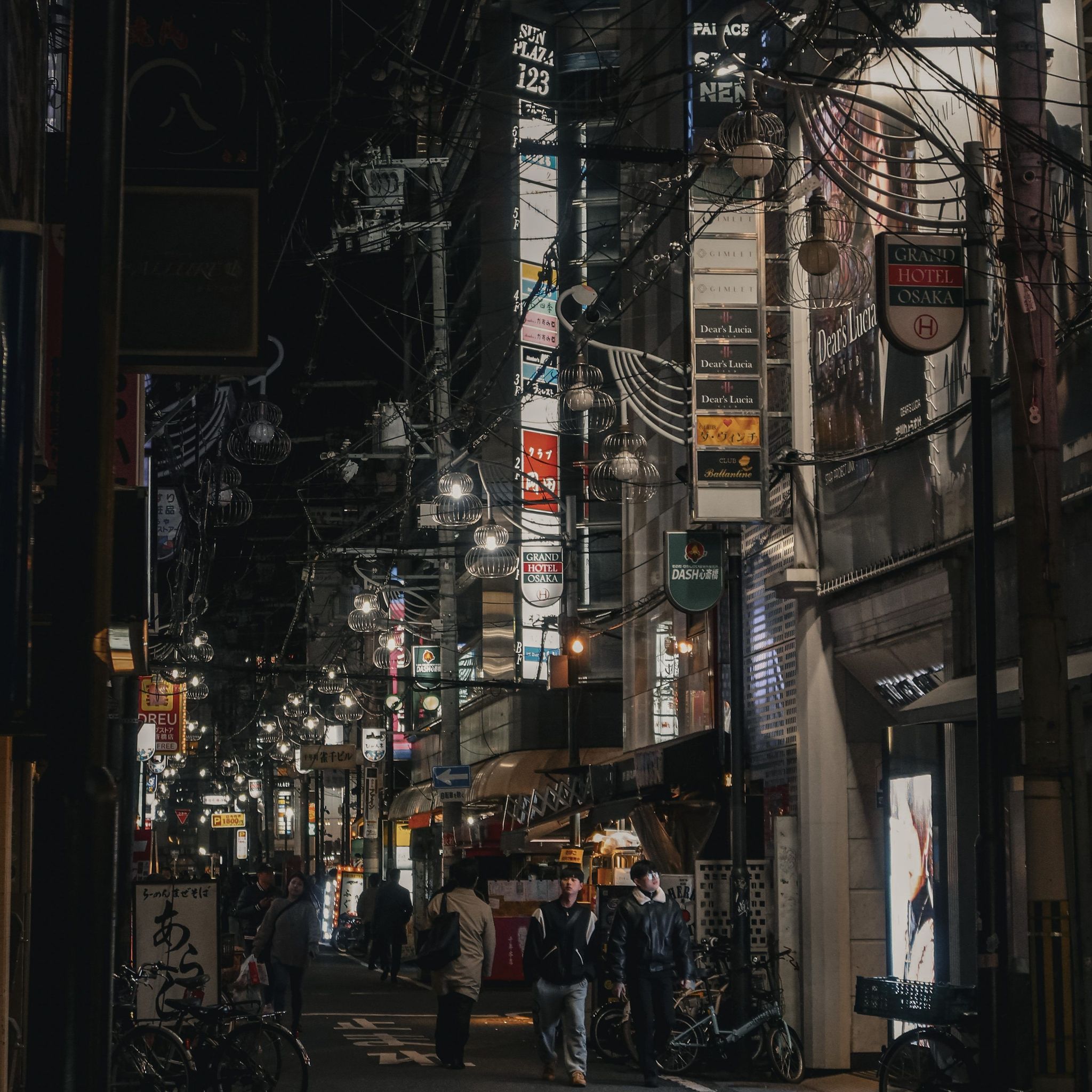 osaka at night