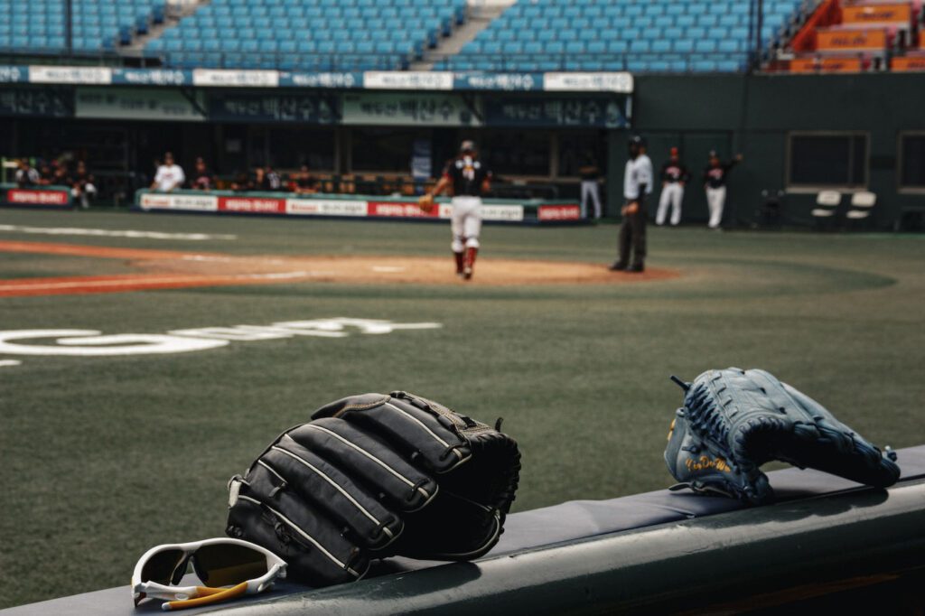 baseball game at jamsil stadium SEOUL