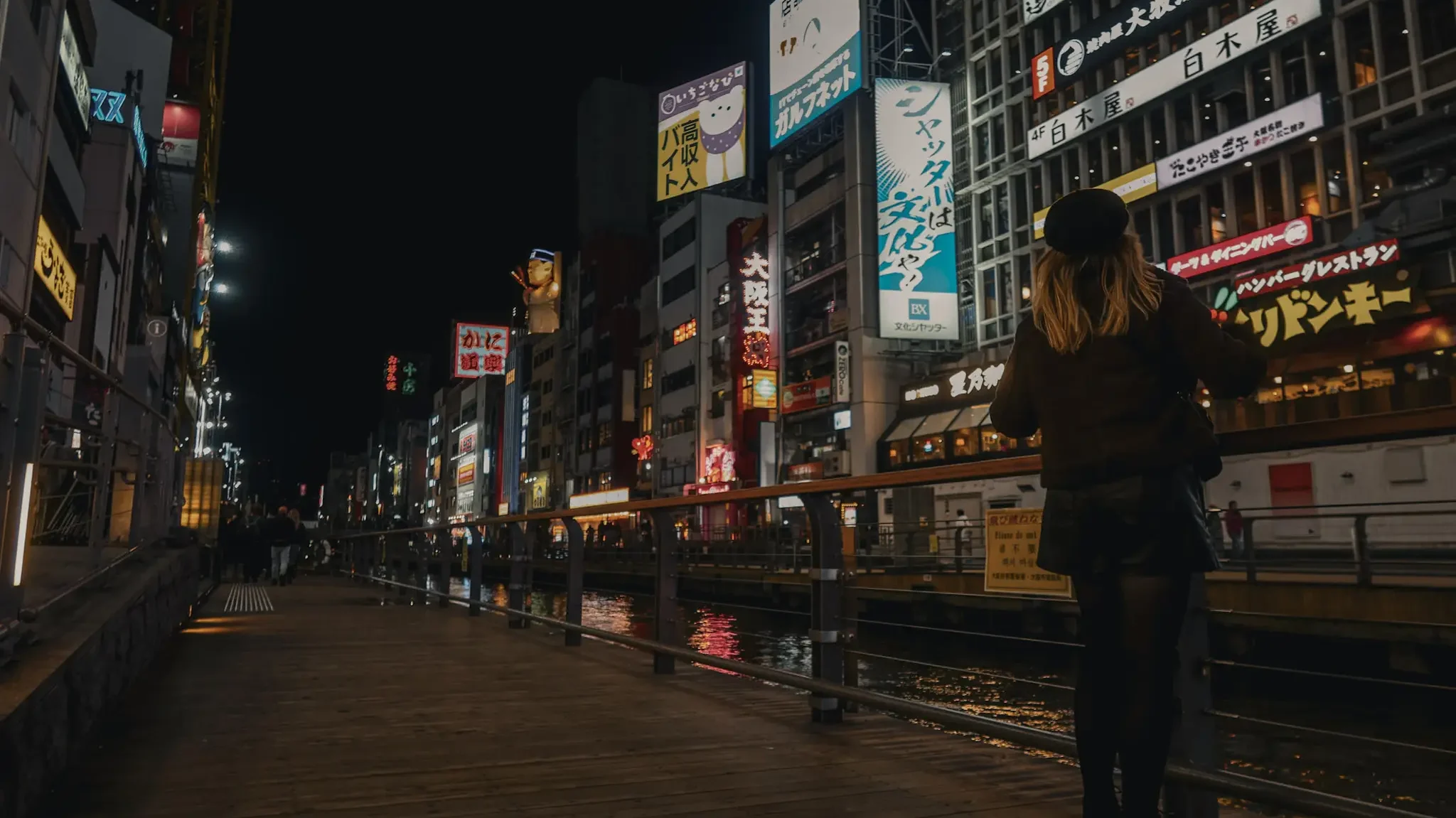 Tara O'Reilly in Dotonbori Osaka