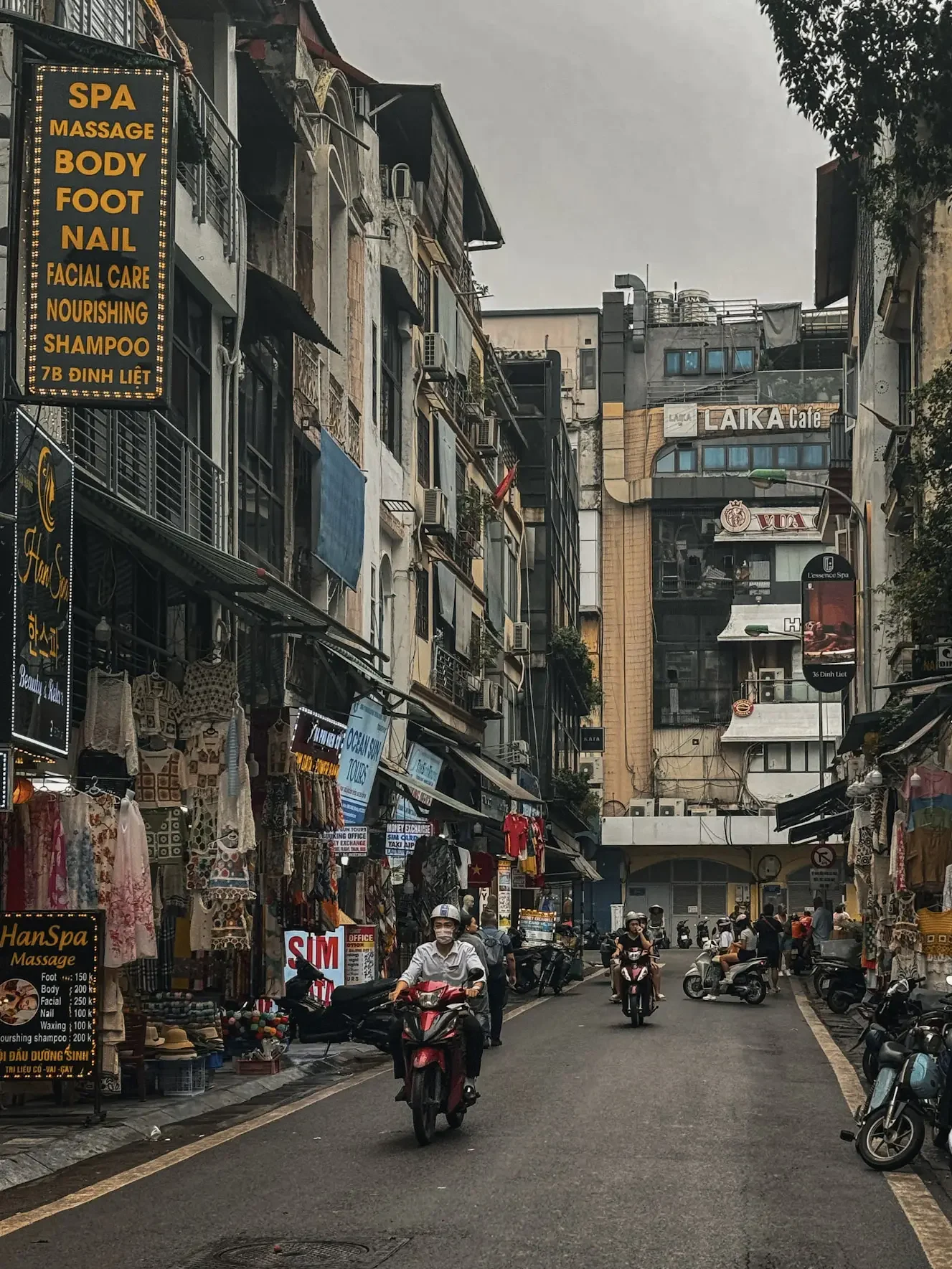 HANOI old quarter streets