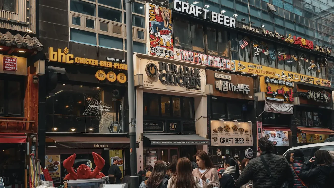 chimaek street Myeongdong 10 day seoul itinerary