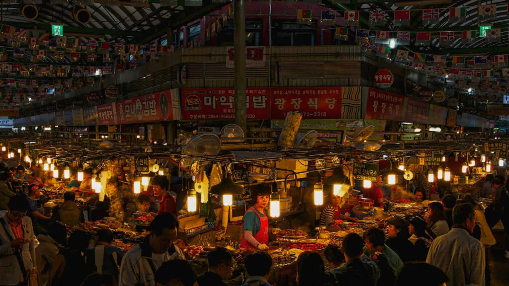 Gwangjang Market seoul 10 day itinerary