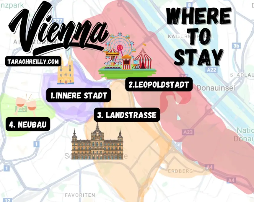 WHERE TO STAY IN VIENNA MAP