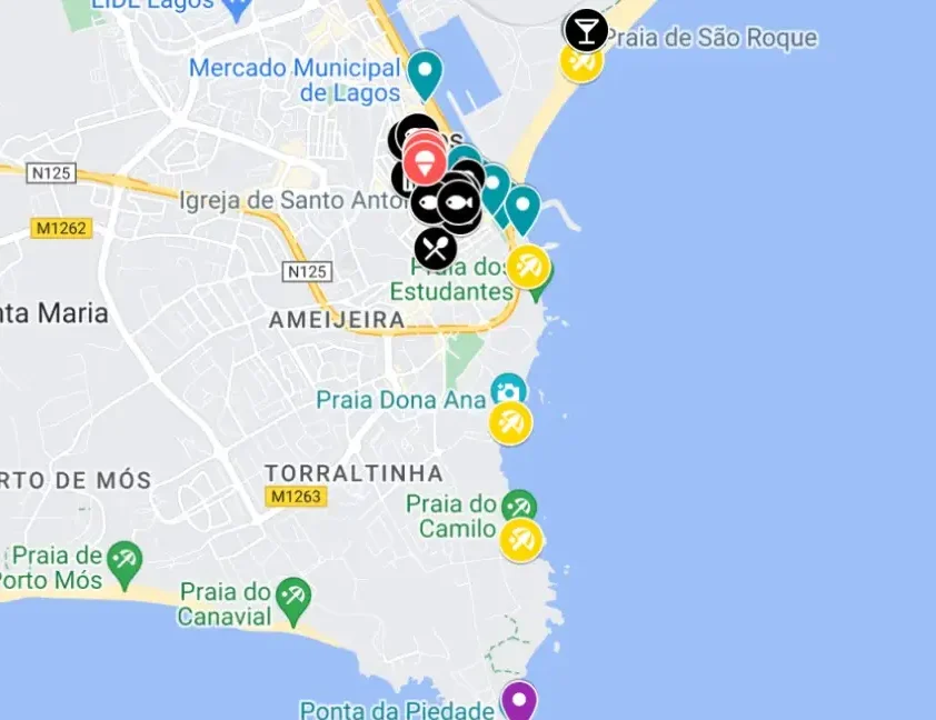 2 day lagos itinerary map