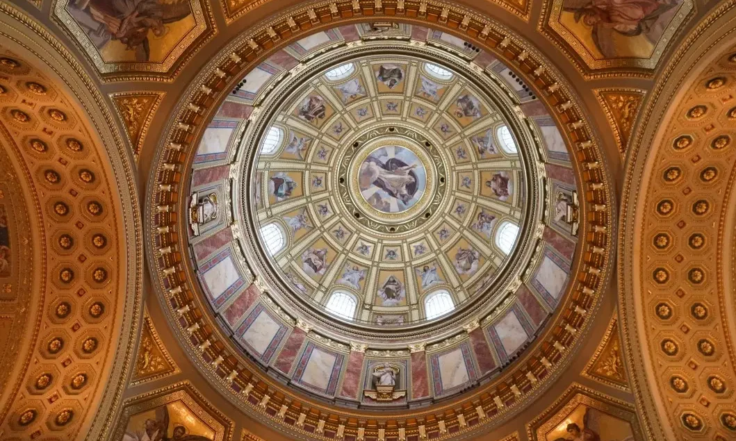 inside St Stephens Basilica