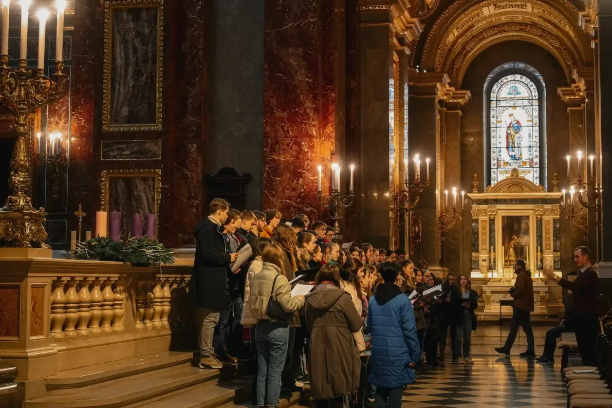 christmas choir St Stephens Basilica