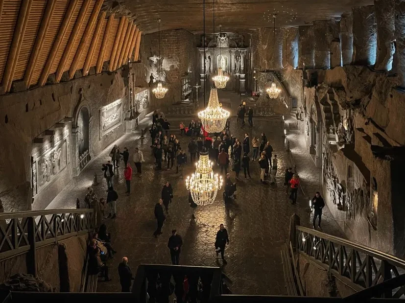 Wieliczka Salt Mines is a cool place to visit in Krakow