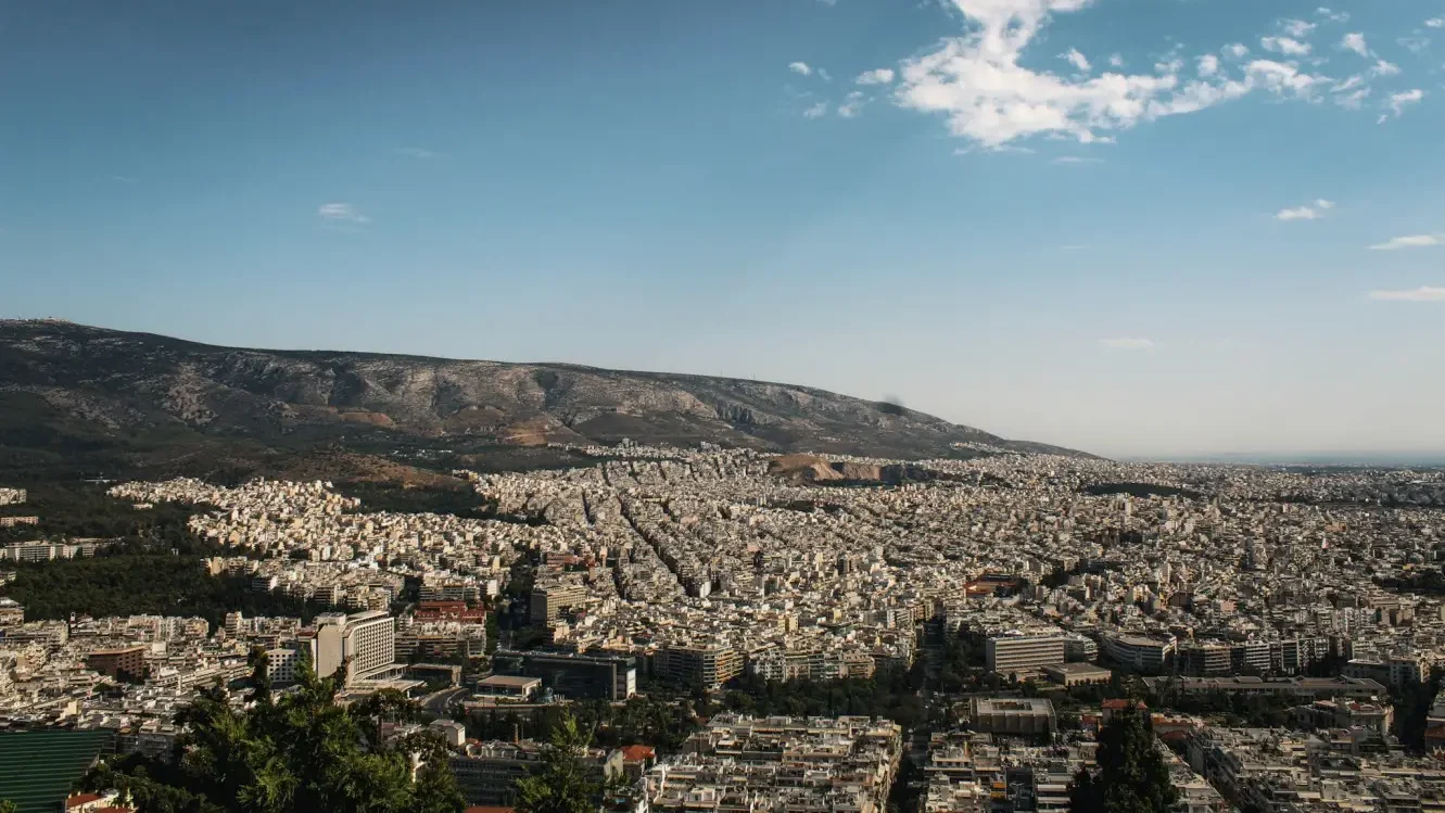 view from mount lycabettus 1 day Athens itinerary