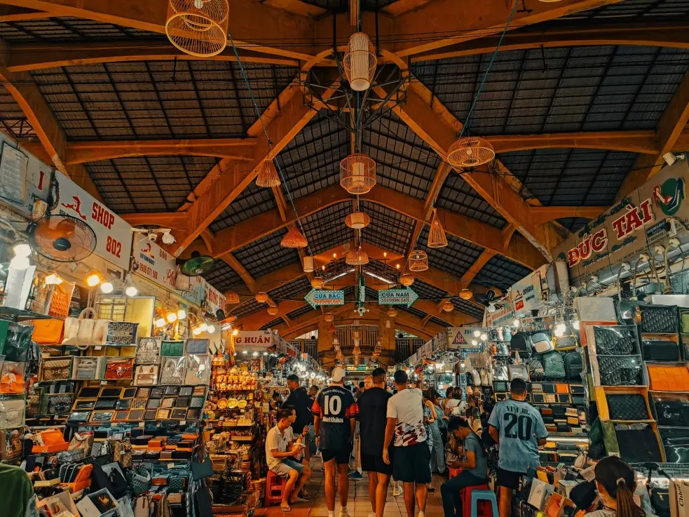 inside Ben Thanh Market 1 day in ho chi minh city