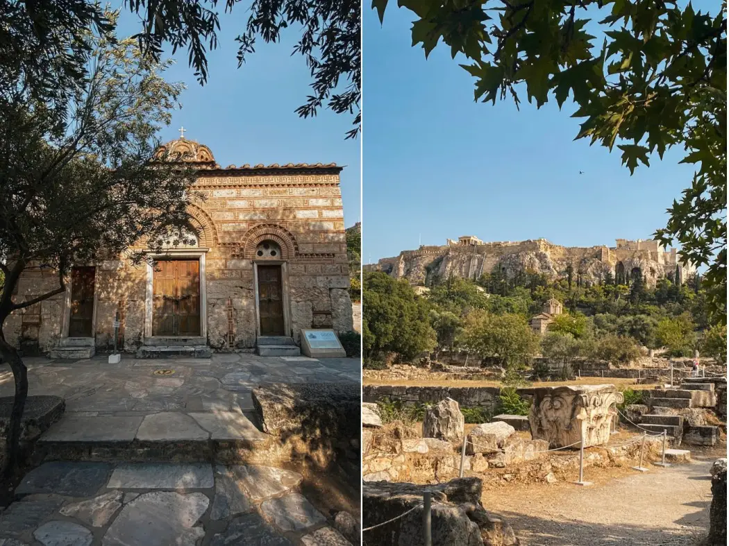 ancient agora athens itinerary