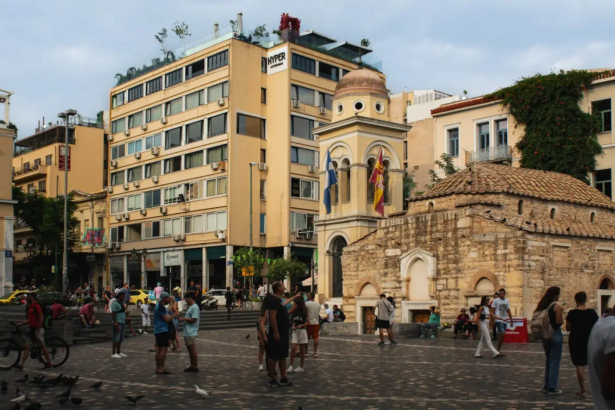 Monastiraki Square 1 day athens itinerary