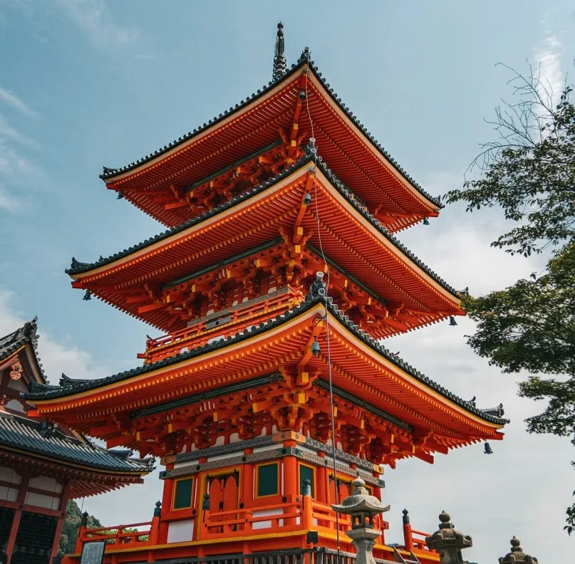 Sanjunoto Pagoda kyoto japan itinerary